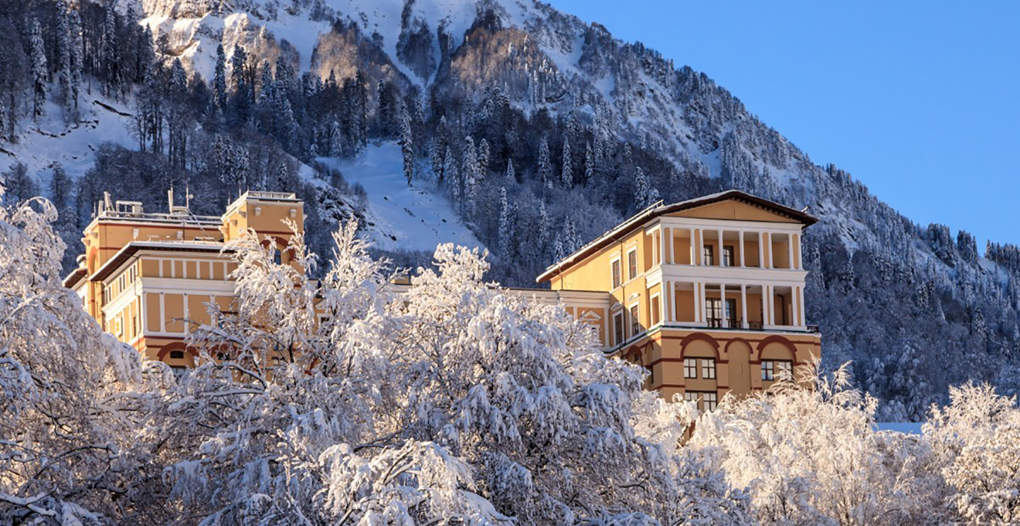 Luxury mountain resort in the Caucasus near Sochi